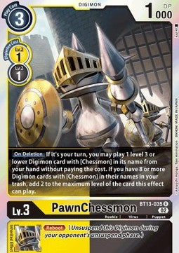 PawnChessmon (BT13-035) - Versus Royal Knights (Rare) [BT-13-035]