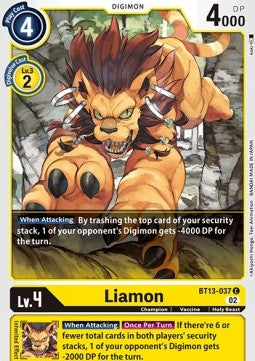Liamon (BT13-037) - Versus Royal Knights (Common) [BT-13-037]
