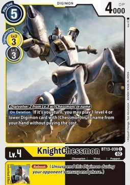KnightChessmon (BT13-039) - Versus Royal Knights (Common) [BT-13-039]