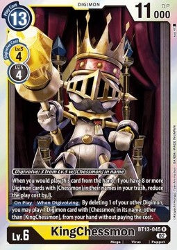 KingChessmon (BT13-045) - Versus Royal Knights (Rare) [BT-13-045]