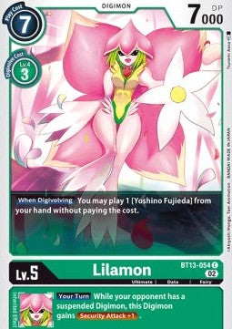 Lilamon (BT13-054) - Versus Royal Knights (Common) [BT-13-054]