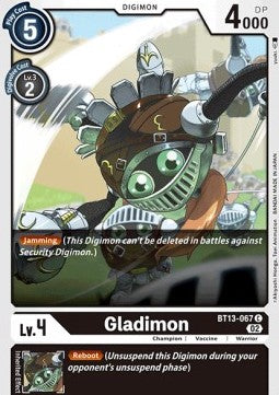 Gladimon (BT13-067) - Versus Royal Knights (Common) [BT-13-067]