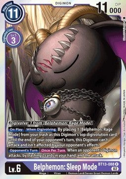 Belphemon: Sleep Mode (BT13-088) - Versus Royal Knights (Rare) [BT-13-088]