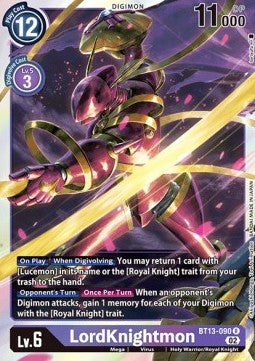LordKnightmon (BT13-090) - Versus Royal Knights (Rare) [BT-13-090]