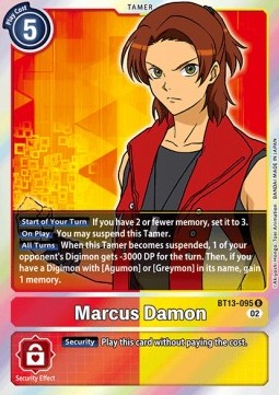Marcus Damon (BT13-095) - Versus Royal Knights (Rare) [BT-13-095]