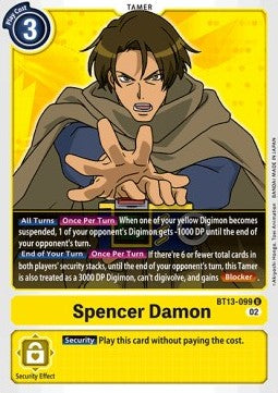 Spencer Damon (BT13-099) - Versus Royal Knights (Uncommon) [BT-13-099]