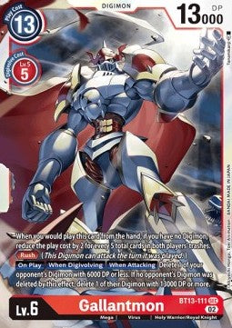 Gallantmon (BT13-111) (V.1) - Versus Royal Knights (Secret Rare) [BT-13-111]