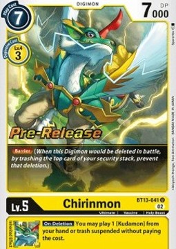 Chirinmon (BT13-041) - Promos: Versus Royal Knights (Uncommon) [BT-13P-041]