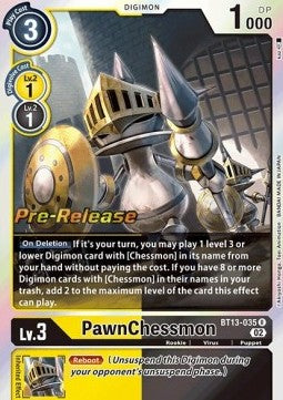 PawnChessmon (BT13-035) - Promos: Versus Royal Knights (Rare) [BT-13P-035]