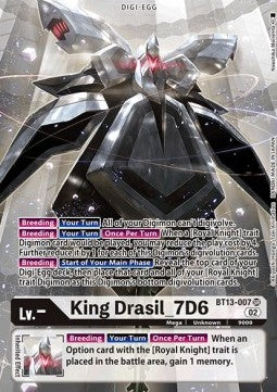 King Drasil_7D6 (BT13-007) (V.2) - Versus Royal Knights (Alternative Art) [BT-13-007]