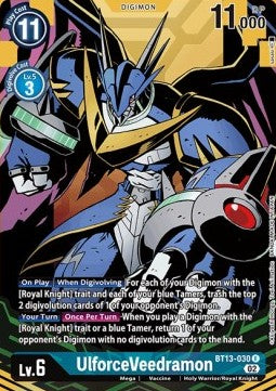 UlforceVeedramon (BT13-030) (V.2) - Versus Royal Knights (Alternative Art) [BT-13-020]