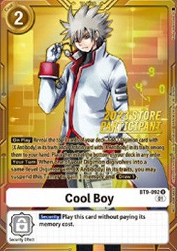 Cool Boy (BT9-092) (V.1) - Championship 2023 Promos (Alternative Art) [CP23-BT9-092]