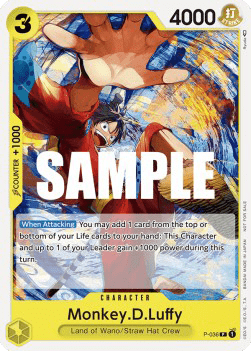 Monkey.D.Luffy (P-036) (V.2) - Promos (Promo) [P-036]