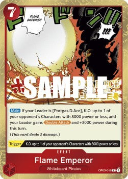 Flame Emperor (OP03-016) - Judge Promos (Rare) [JDG-OP03-016]