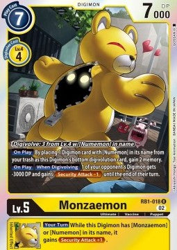 Monzaemon (RB1-018) - Resurgence Booster (Rare) [RB-01-018]