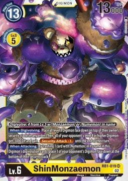 ShinMonzaemon (RB1-019) (V.1) - Resurgence Booster (Super Rare) [RB-01-019]