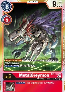 MetalGreymon (BT1-114) - Resurgence Booster (Secret Rare) [RB-01- BT1-114]