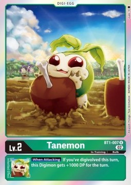 Tanemon (BT1-007) - Resurgence Booster (Rare) [RB-01-BT1-007]