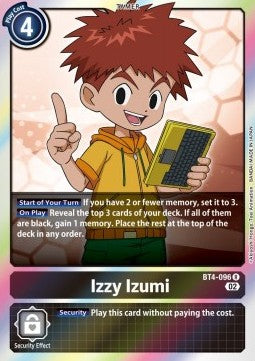 Izzy Izumi (BT4-096) - Resurgence Booster (Rare) [RB-01- BT4-096]