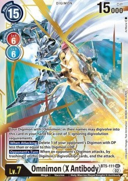 Omnimon (X Antibody) (BT5-111) - Resurgence Booster (Secret Rare) [RB-01-BT5-111]