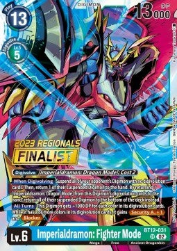 Imperialdramon: Fighter Mode (BT12-031) (V.2) - Championship 2023 Promos (Alternative Art) [CP23-BT12-031]