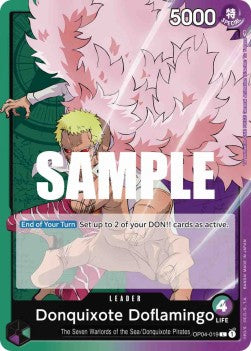 Donquixote Doflamingo (OP04-019) (V.1) - Kingdoms of Intrigue (Leader) [OP04-019]
