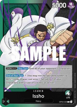 Issho (OP04-020) (V.1) - Kingdoms of Intrigue (Leader) [OP04-020]