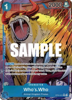 Who´s.Who (OP04-051) (V.2) - Kingdoms of Intrigue (Alternate Art) [OP04-051]