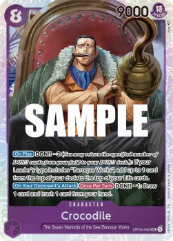 Crocodile (OP04-060) (V.1) - Kingdoms of Intrigue (Super Rare) [OP04-060]