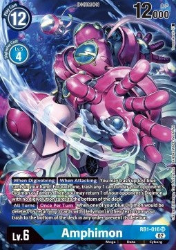 Amphimon (RB1-016) (V.2) - Resurgence Booster (Alternative Art) [RB-01-016]