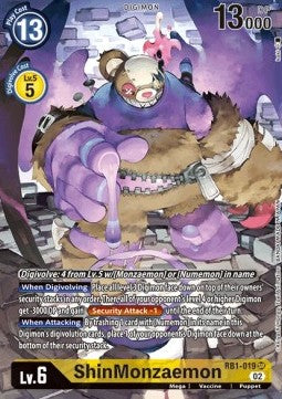 ShinMonzaemon (RB1-019) (V.2) - Resurgence Booster (Alternative Art) [RB-01-019]
