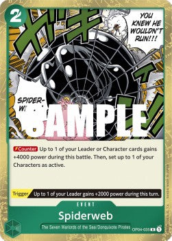 Spiderweb (OP04-035) - Kingdoms of Intrigue (Rare) [OP04-035]