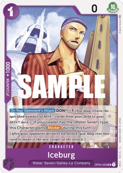 Iceburg (OP04-059) - Kingdoms of Intrigue (Uncommon) [OP04-059]