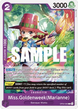 Miss.Goldenweek(Marianne) (OP04-065) - Kingdoms of Intrigue (Common) [OP04-065]