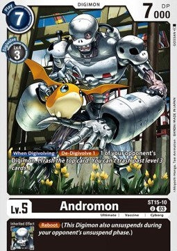Andromon (ST15-10) (V.1) - Starter Deck: Dragon of Courage (Uncommon) [ST-15-010]
