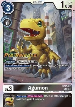 Agumon (ST15-02) (V.2) - Starter Deck: Dragon of Courage (Rare) [ST-15-002]