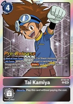 Tai Kamiya (ST15-14) (V.2) - Starter Deck: Dragon of Courage (Rare) [ST-15-014]
