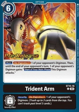 Trident Arm (ST15-16) (V.2) - Starter Deck: Dragon of Courage (Common) [ST-15-016]