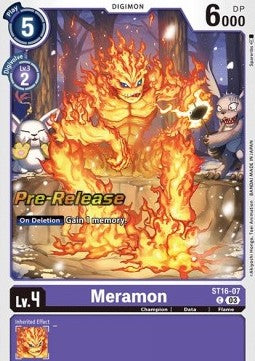 Meramon (ST16-07) (V.2) - Starter Deck: Wolf of Friendship (Common) [ST-16-007]