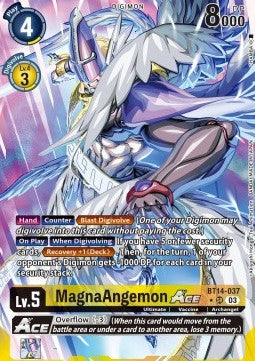 MagnaAngemon Ace (BT14-037) (V.3) - Blast Ace (Alternative Art) [BT-14-037]