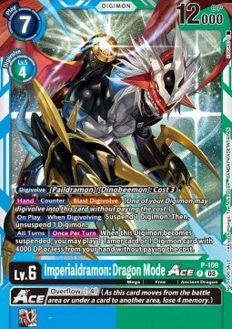 Imperialdramon: Dragon Mode Ace (P-109) (V.1) - Promos (Promo) [P-109]