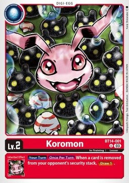 Koromon (BT14-001) - Blast Ace (Uncommon) [BT-14-001]
