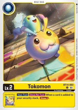Tokomon (BT14-003) - Blast Ace (Uncommon) [BT-14-003]