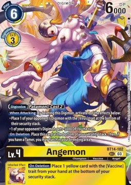 Angemon (BT14-102) - Blast Ace (Secret Rare) [BT-14-102]