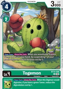 Togemon (BT14-046) - Blast Ace (Uncommon) [BT-14-046]