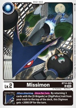 Missimon (BT14-005) - Blast Ace (Uncommon) [BT-14-005]