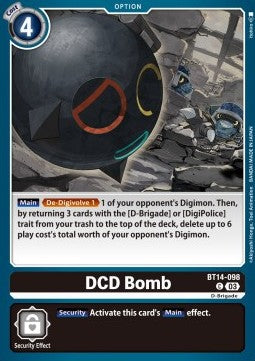 DCD Bomb (BT14-098) - Blast Ace (Common) [BT-14-098]