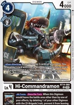 Hi-Commandramon (BT14-060) - Blast Ace (Uncommon) [BT-14-060]