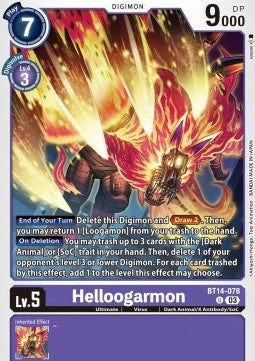 Helloogarmon (BT14-078) - Blast Ace (Uncommon) [BT-14-078]