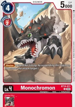 Monochromon (BT14-011) - Blast Ace (Common) [BT-14-011]